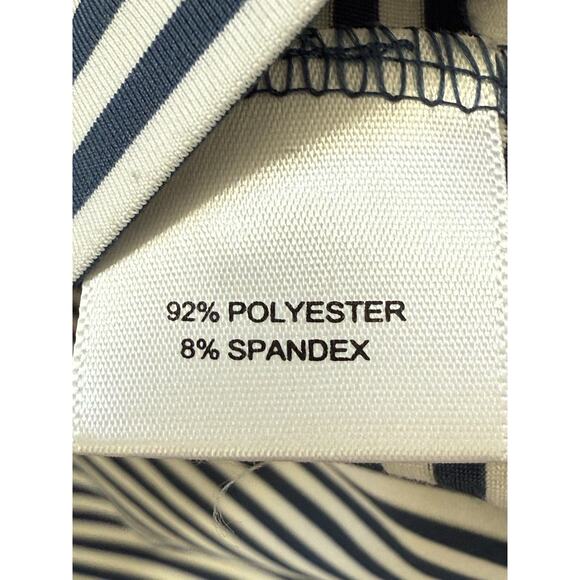 Peter Millar Summer Comfort Performance Golf Polo Mens L Blue White Short Sleeve - Picture 5 of 7